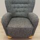 Grey armchair, Scandinavian design, production: Denmark
