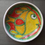 Glazed terracotta bowl/centerpiece - Giovanni Desimone - Italy - 1960s