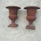 Paire de vases Médicis en fonte