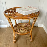 Rattan round table