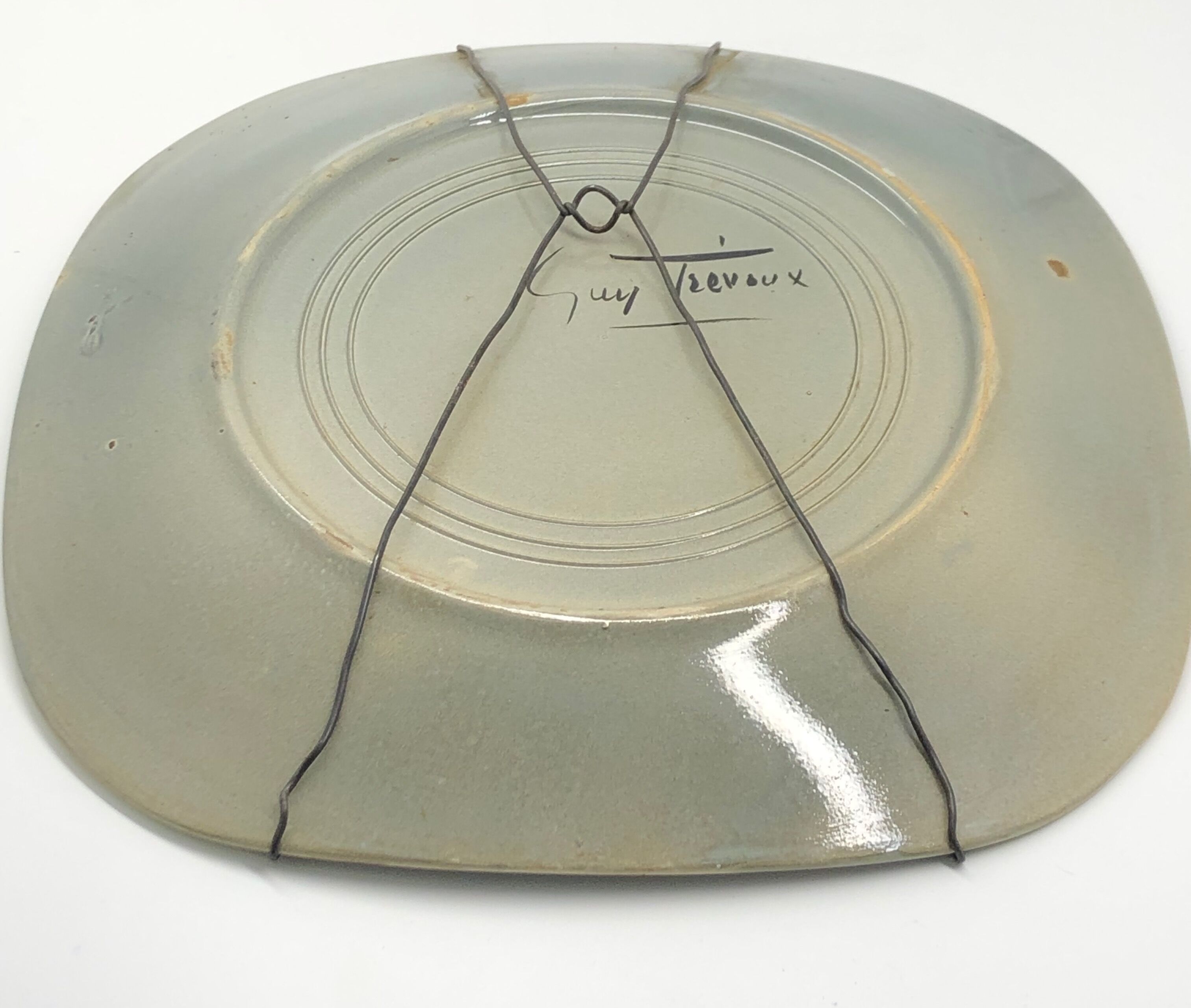 Guy Trévoux decorative plate