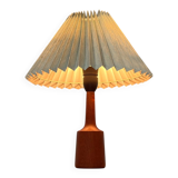 Danish modern teak table lamp from the mid-century, 1960s.