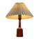 Danish modern teak table lamp from the mid-century, 1960s.