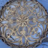 Brass hand mirror
