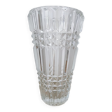 Geometric glass vase