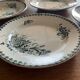 Earthenware plates - Sté Amandinoise Louis XV