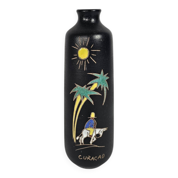 Ruscha céramique – Allemagne de l'Ouest – vase – nom du décor 'Curaçao' – années 1960