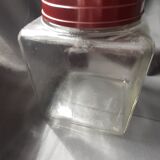 Jar grocery square lid Bakelite