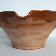Glazed terracotta terracotta bowl, diameter 38cm