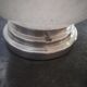 Ceiling light globe ball lampshade white opaline Clichy speckled