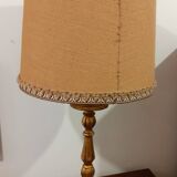 Gilded wood lamp, 1970