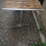 Two vintage bistro tables