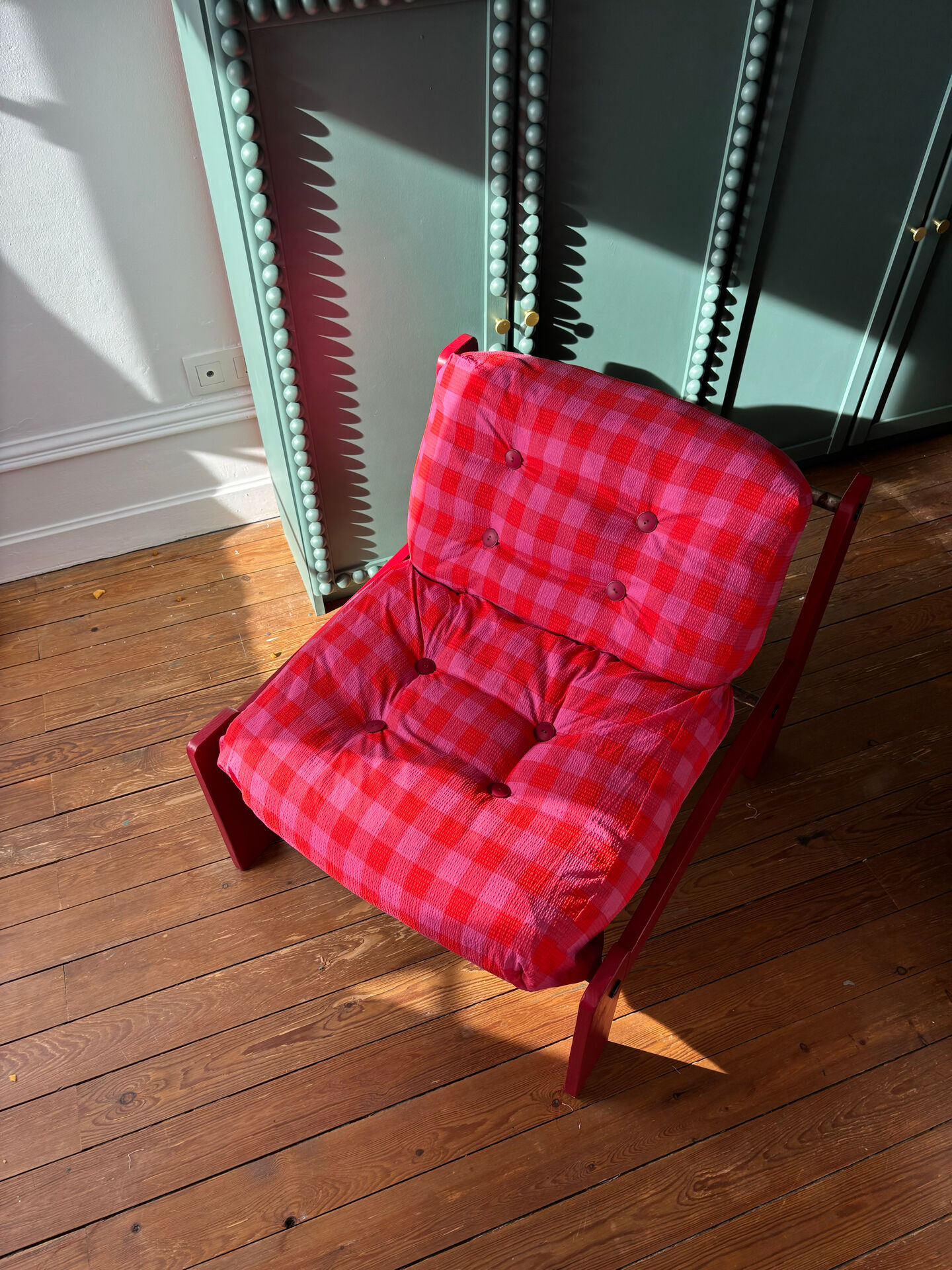 Scandinavian armchair - 1970s brutalist