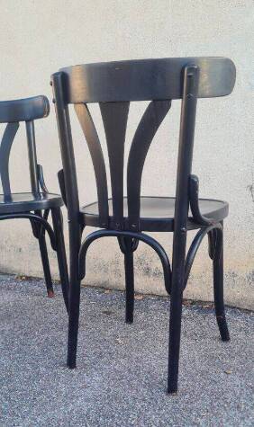 Pair of Fischel bistro chairs