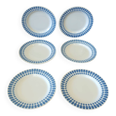 Assiettes à dessert Sarreguemines 