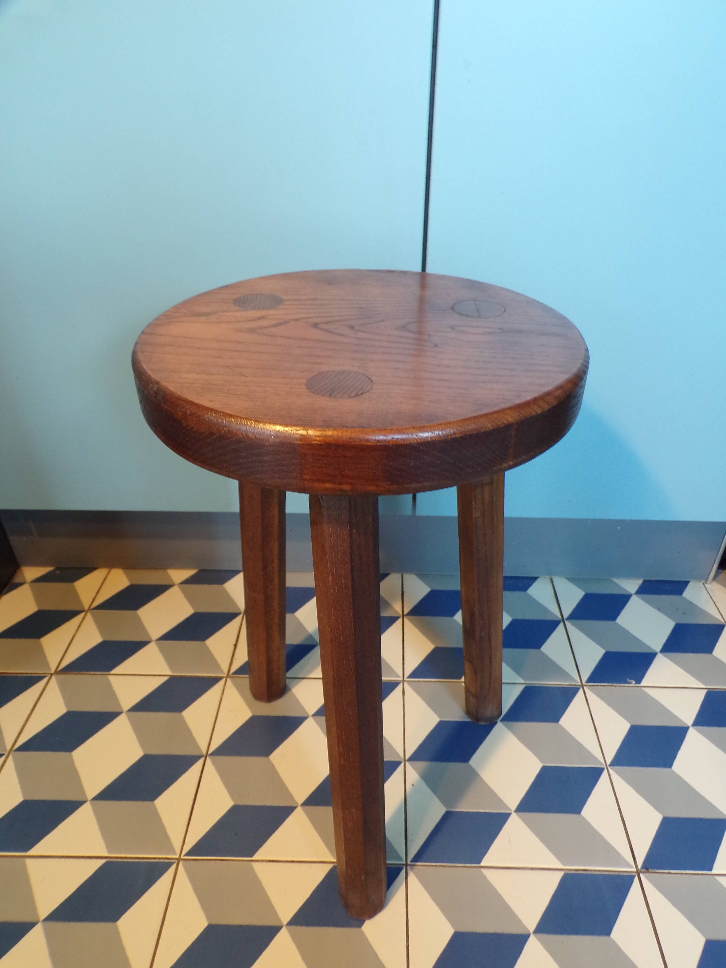 Old milking stool