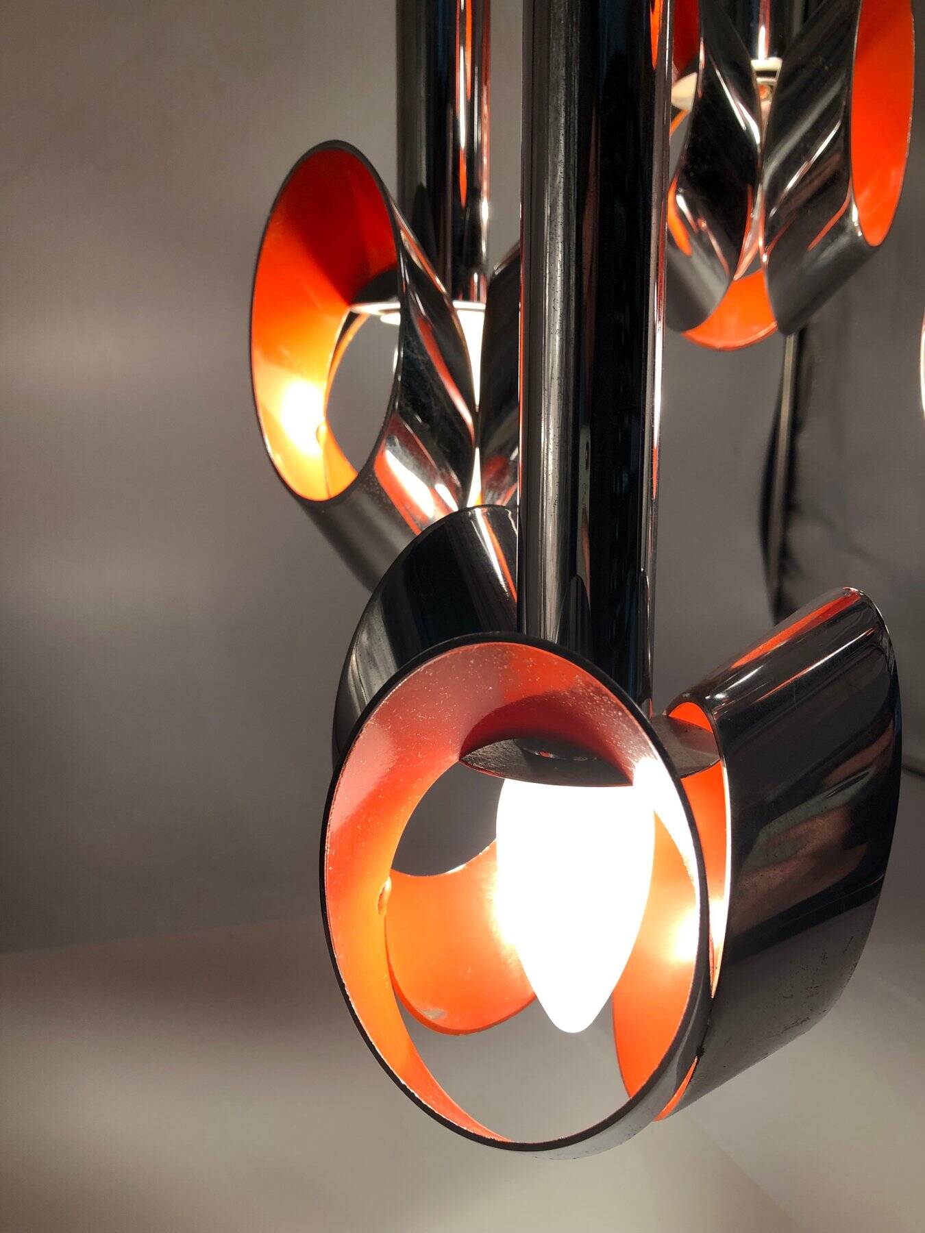 Vintage Cascade Pendant Light • Massive • Space Age • 1960