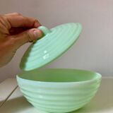 Service à café en opaline vert mint