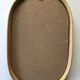 Pair of bamboo mirrors 34x56cm