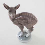 Porcelain deer figurine, Danish design, 1970s, manufacturer: Bing & Grøndah