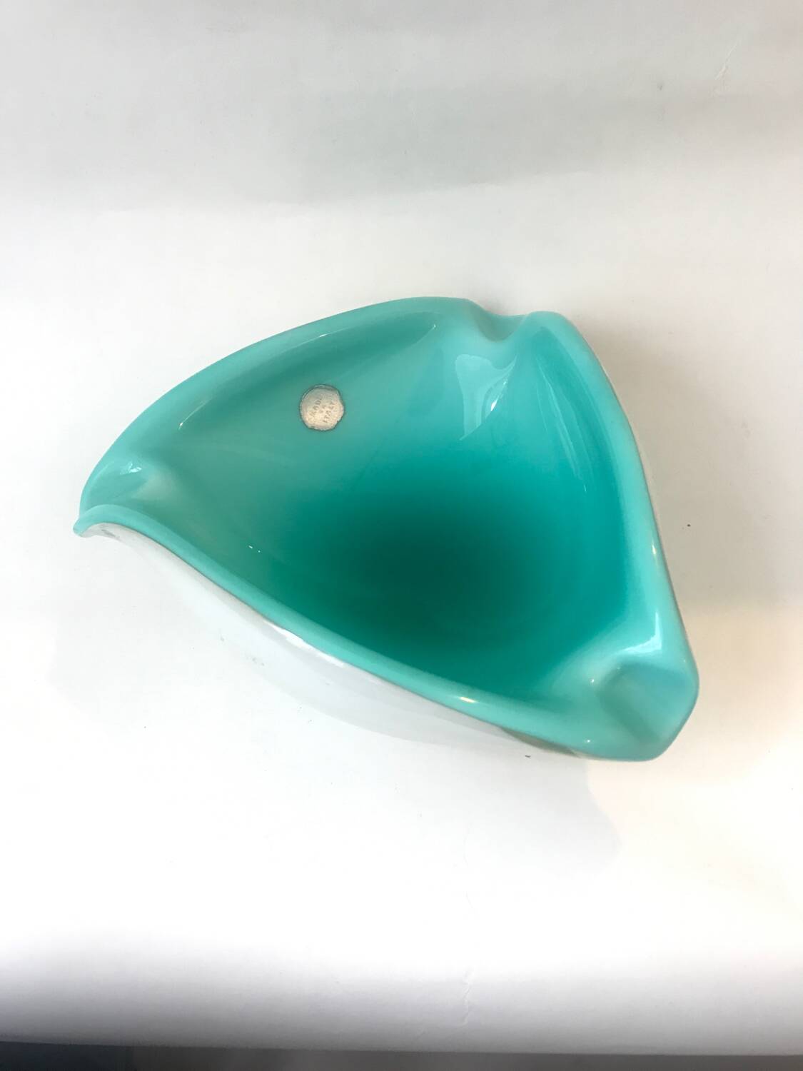 Sommerso opaline ashtray, Murano