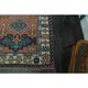 1970s Vintage Turkish Oushak Handmade Wool Cotton Orange  Area Rug 136x192