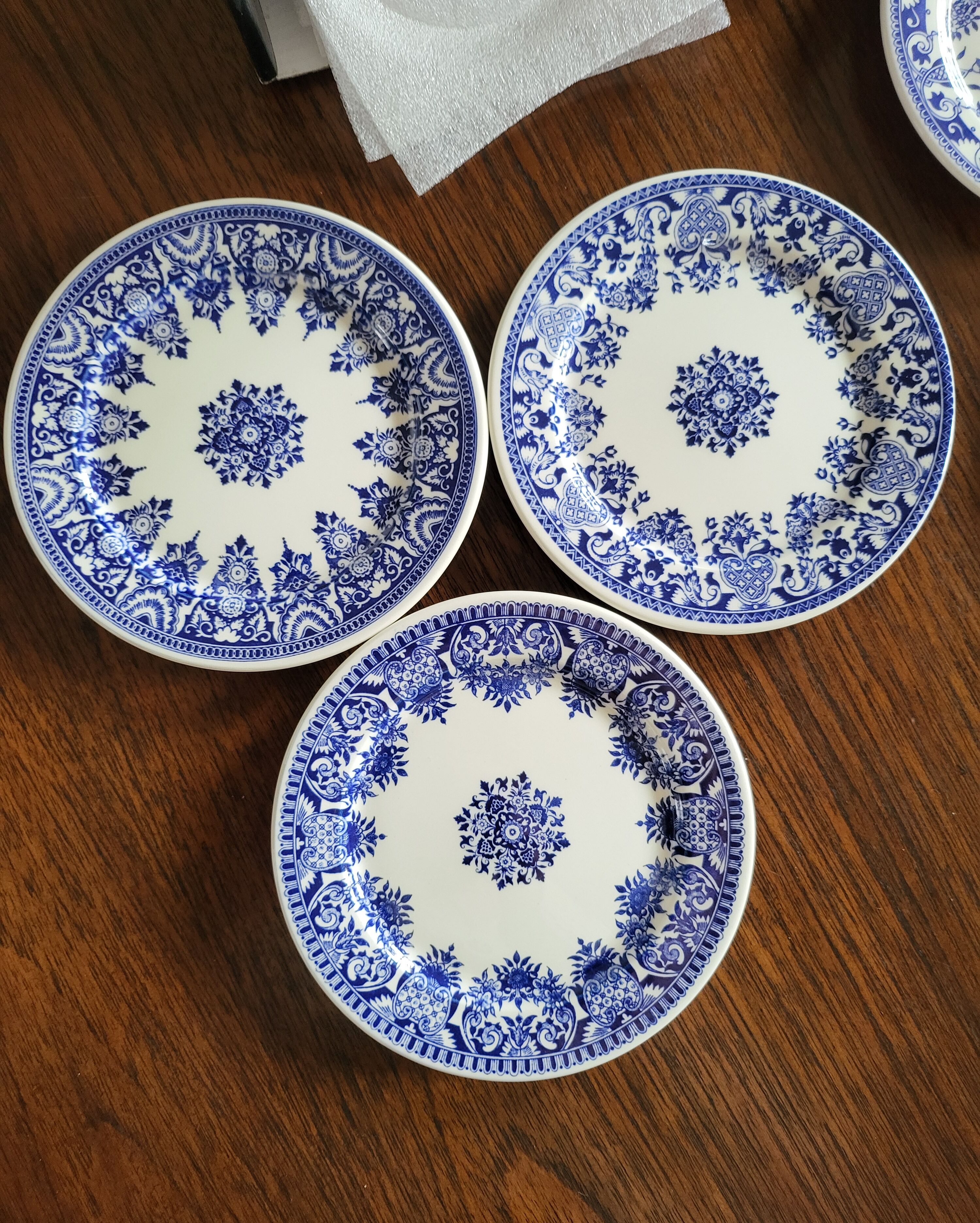 6 porcelain coasters from gien