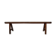 Banc de ferme merisier