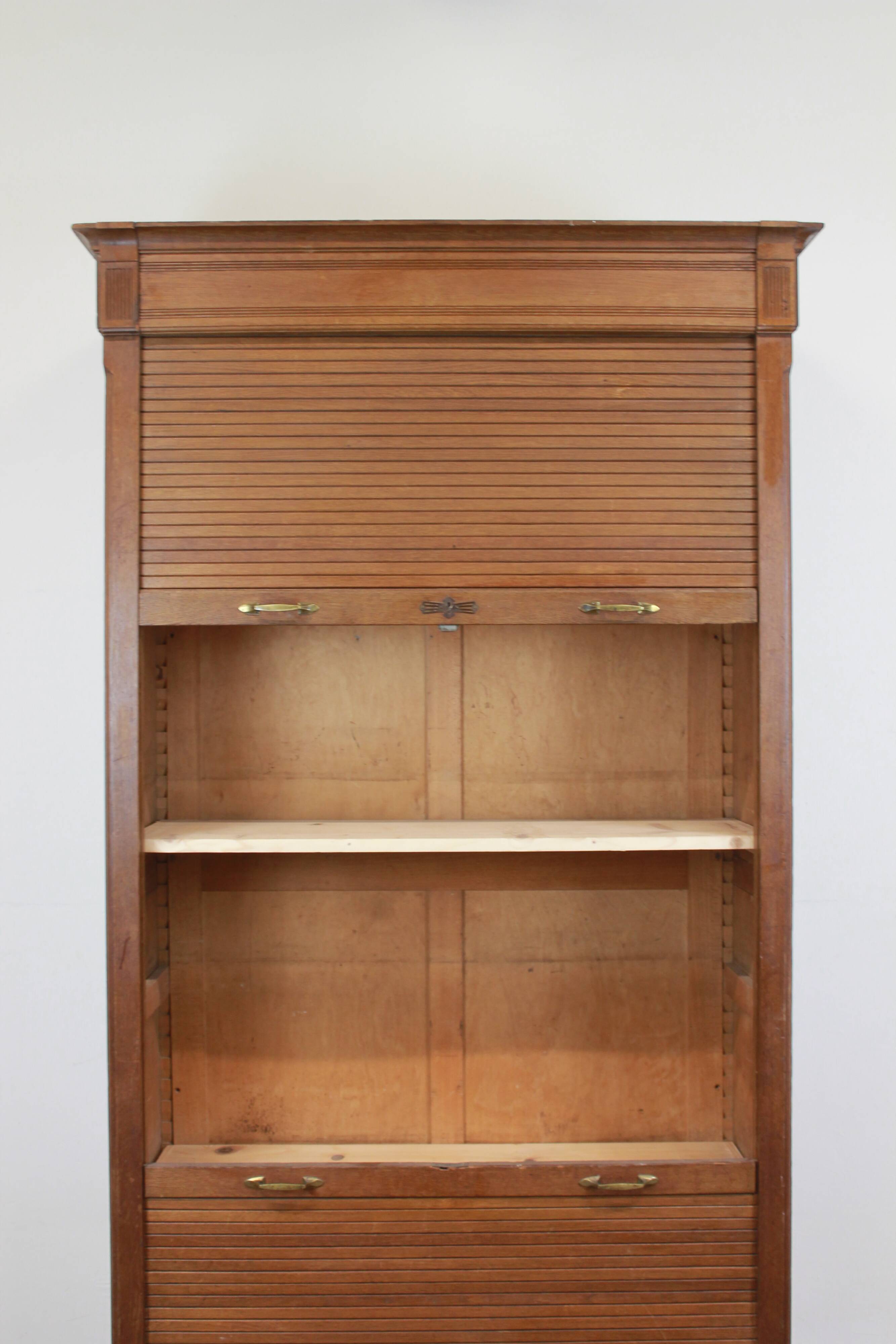 Large curtain filing cabinet