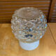 Vintage corodex ceiling light moulded glass + white bakelite support