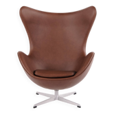 L'Œuf - Modèle 3316 - Cuir marron - Arne Jacobsen - Fritz Hansen
