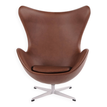 L'Œuf - Modèle 3316 - Cuir marron - Arne Jacobsen - Fritz Hansen