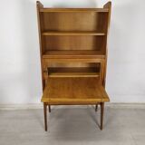 Vintage oak secretary shelf