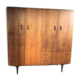 Vintage scandinavian wardrobe in teak