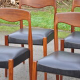 Four Scandinavian chairs