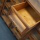 Vintage dutch oak haberdashery cabinet 1930s