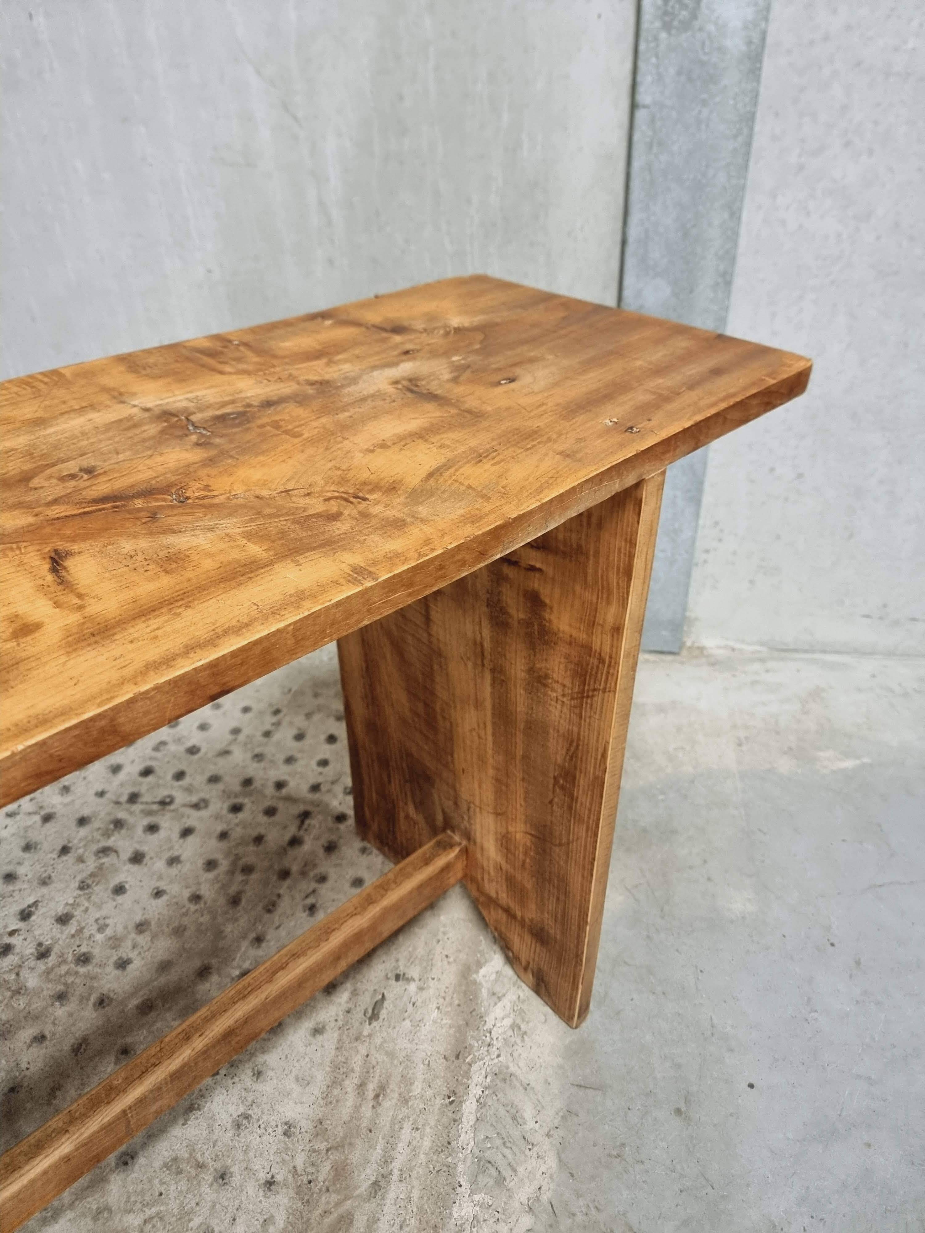 Antique wooden side table bench rural TV cabinet 40 x 200 cm