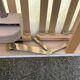 Electric double bed, varnished wood, vintage, 1960s