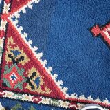 Tapis vintage français Savonnerie fait main en laine – 94 x 170 cm – 1960s