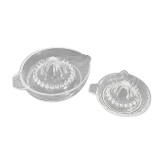 2 presses agrumes en verre