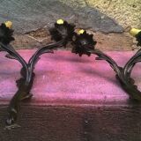 Pair of old rocailles wall light