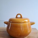 Soupière vintage ocre