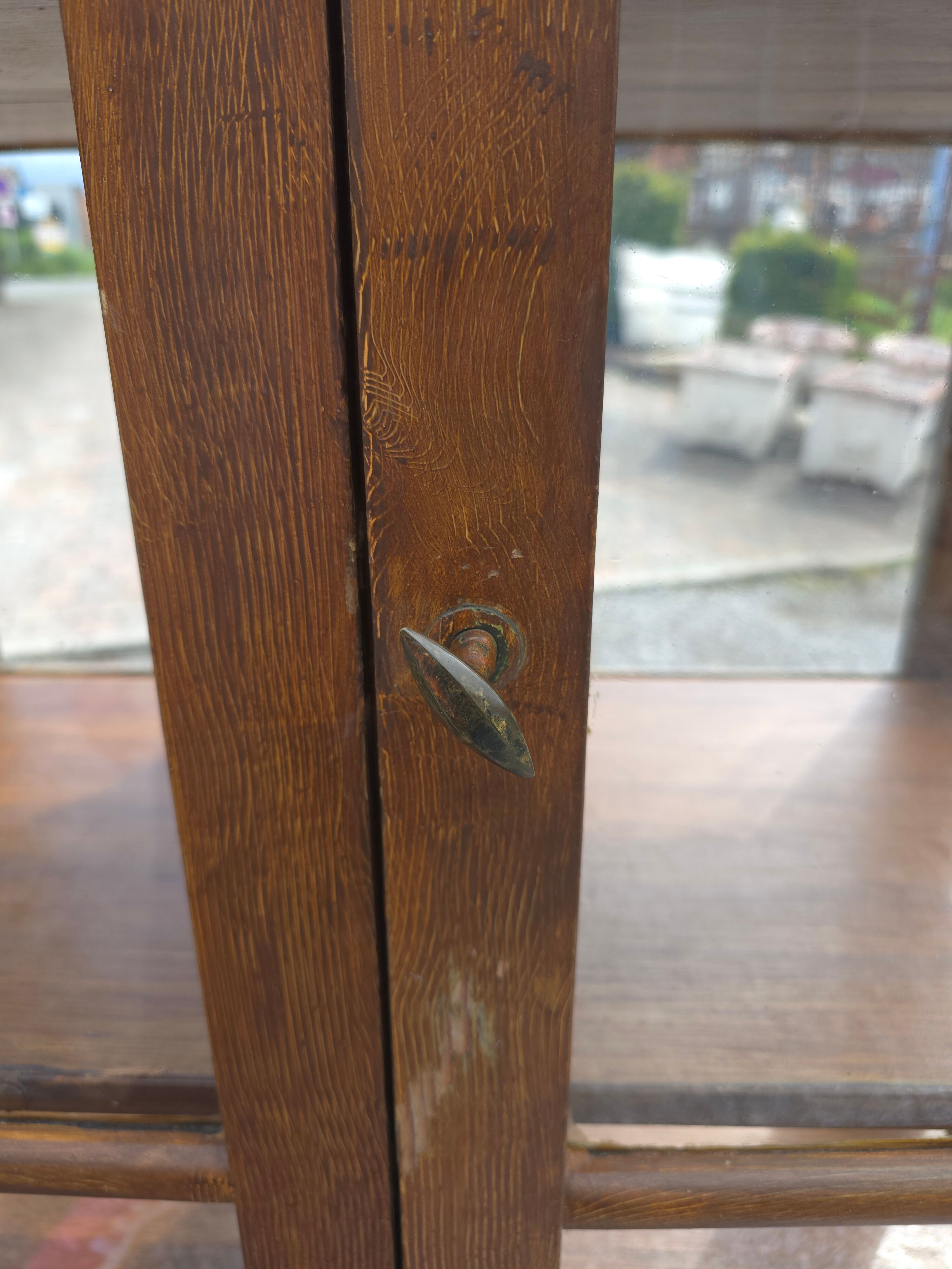 19th Century Pine Display Cabinet