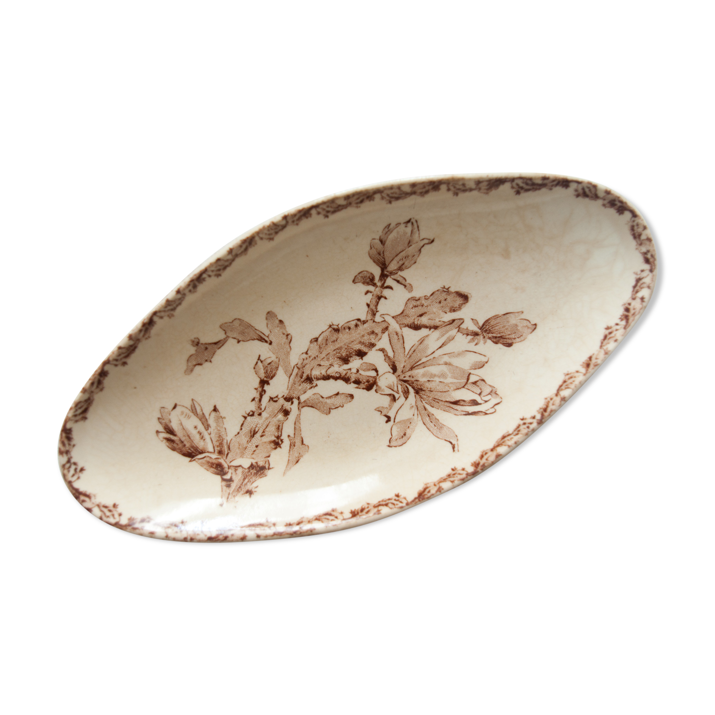 Delight in fine brown earthenware, "Cactus", Gien