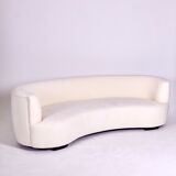 Curved sofa design 1950s