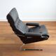 Leather lounge armchair by Reinhold Adolf for horn, 1960s