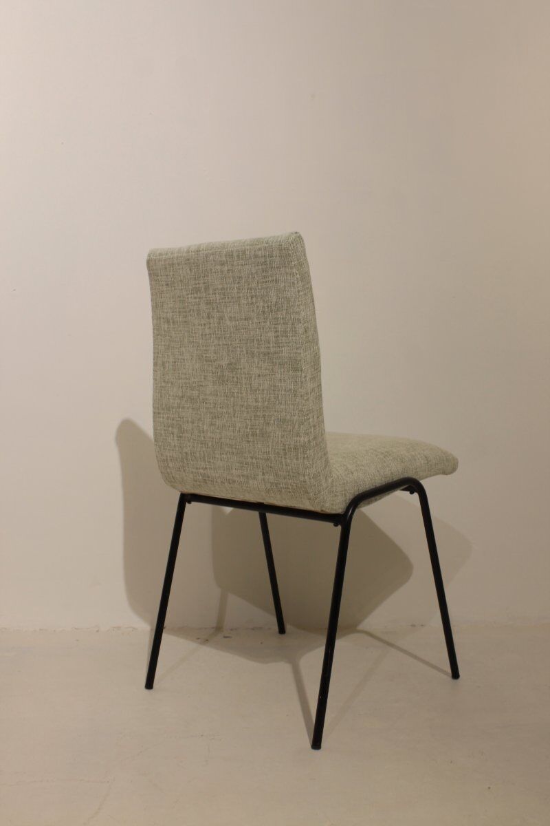 Set of 6 "Robert" chairs by Pierre Guariche for Meurop, 1961