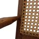 Art Deco easy chair minimalist oak wicker minimalist design