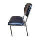 Vintage office chair in black skai