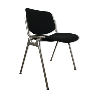 Giancarlo Piretti DSC 106 Black Chair 70s